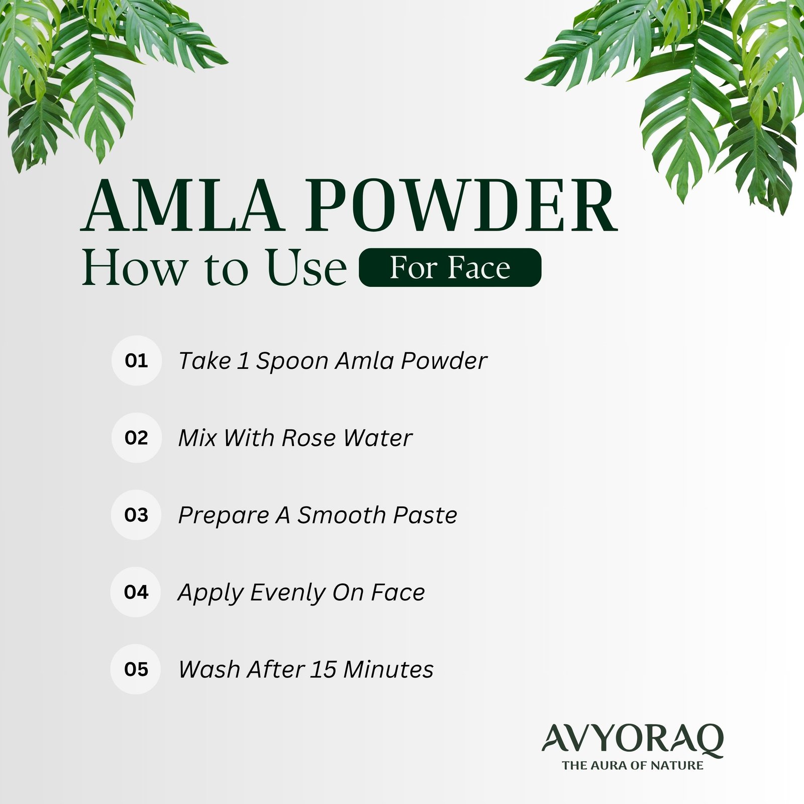 Avyoraq Amla Powder for Healthy Hair & Scalp Care – 100g - Image 4