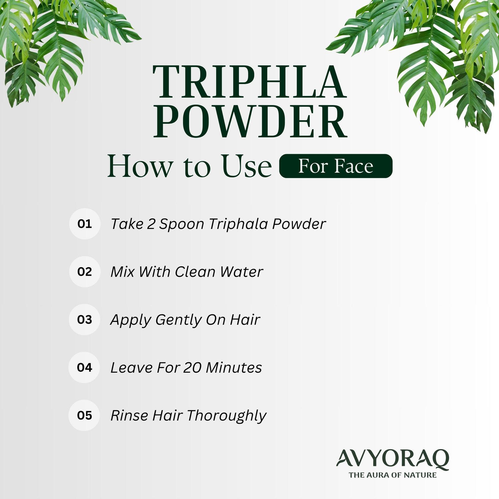 Avyoraq Triphala Powder for Daily Wellness & Self-Care – 100g - Image 6